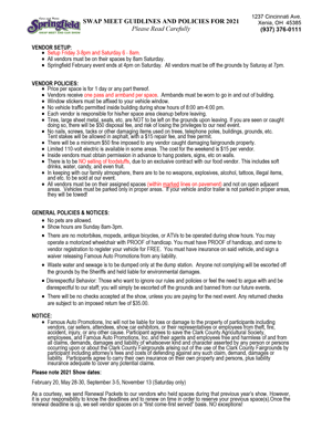 2021 Guidelines & Policies